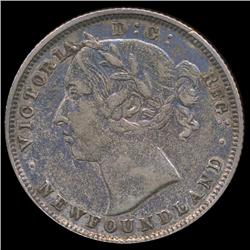 1882H Canada Newfoundland 20c XF/AU (COI-8732)