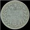 Image 2 : 1864 Britian Victoria Silver 3p (COI-8808)