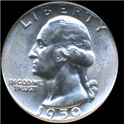 1950 Washington Silver Quarter Graded GEM (COI-6166)