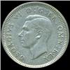 Image 1 : 1937 Britian 3p Silver XF/AU ERROR (COI-8831)