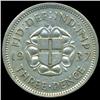 Image 2 : 1937 Britian 3p Silver XF/AU ERROR (COI-8831)