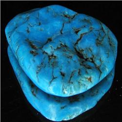 121.55ct Natural Turquoise Cabochon  (GEM-32690)
