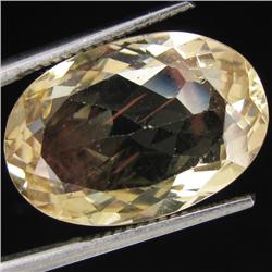 11.65ct Clear Champagne Oregon Sunstone Oval (GEM-30981)