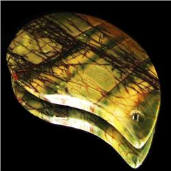 108.15ct Rare Moss Agate Cabochon (GEM-33185)