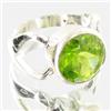 Image 2 : 46.28ctw Peridot Sterling Ring (JEW-2823)