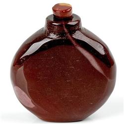 Natural Gemstone Jasper Snuff Bottle (ANT-1413)