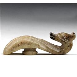 Chinese Hongshan Jade Figurine Pendant (ANT-1409)