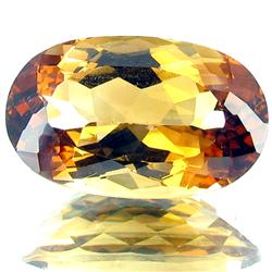 21.8ct Cognac Orange Imperial Topaz Apprsd $58k (GEM-23383G)