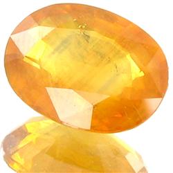 7.37ct Yellow Sapphire Appraised $17k (GEM-26767)