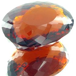 866.5ct Mandarin Orange Citrine Appraised $217k (GEM-28370)