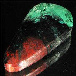 52.24ct Rare Banded Red Green Agate Cabochon (GEM-33131)