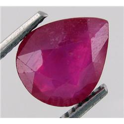 2.60ct Ruby Red Pear Cut Afghanastan (GEM-17145)