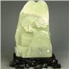 Image 3 : Chinese Hetian Jade Statue Man & Pine Tree (ANT-1453)
