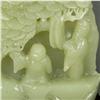 Image 4 : Chinese Hetian Jade Statue Man & Pine Tree (ANT-1453)