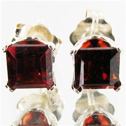 2.33ctw Garnet 10k Gold Earrings (JEW-2908)