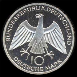 1972J Germany Silver 10 Mark PR68 DCAM (COI-8538)