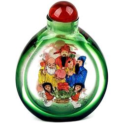 China Inside Painting Glass Painted Snuff Bottle (ANT-1437)