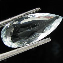 2.90ct Top Clear Santa Maria Aquamarine Pear (GEM-32033)