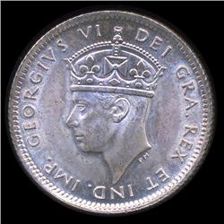 1941C Canada Newfoundland 10c MS66 Variety (COI-8731)