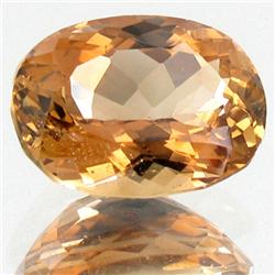 12.37ct Golden Yel. Imperial Topaz Appraised $37k (GEM-26545)