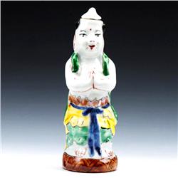 Collectible Wucai Man Porcelain Snuff Bottle (ANT-1434)