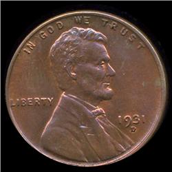 1931D Lincoln 1c MS65+ RB (COI-8743)