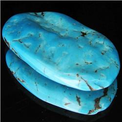 134.65ct Natural Turquoise Cabochon  (GEM-32679)