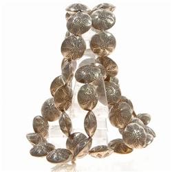 Handmade Sterling Silver Hilltribe Lg Beads (JEW-033)