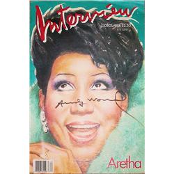 Andy Warhol, Signed Interview Magazine Cover
