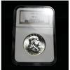 Image 1 : NGC 1958-p Franklin Half Dollar grades Choice Uncirculated ms64