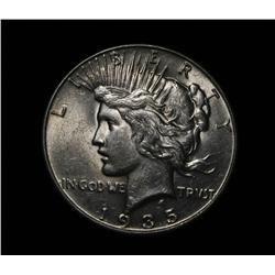 1935-p Peace Dollar $1 Grades ms60