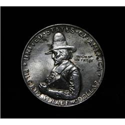1920-p Pilgrim Tercentenary Commemorative Half Dollar 50c Grades Choice Uncirculated ms64