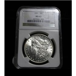 NGC 1891-p Morgan Dollar Grades ms62