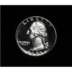 DEEP CAMEO 1955 Proof Quarter Grades PR66 DCAM