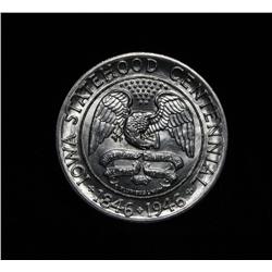 1946 Iowa Centennial Commemorative 50c Grades Gem Uncirculated ms66
