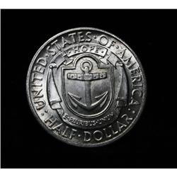 1936-d Rhode Island Tercentenary Commemorative Half Dollar Gem Uncirculated ms65