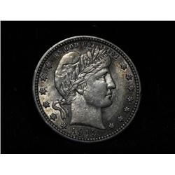 1915-p Barber Quarter 25c Grades Select Uncirculated ms63