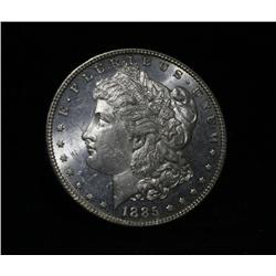 1885-p Morgan Dollar $1 Grades Choice Uncirculated ms64 PL