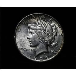 1924-s Peace Dollar Grades Select Uncirculated ms63