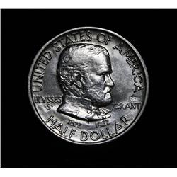 ***RARE    1922 Grant Centennial With Star Half Dollar Grades Gem Uncirculated ms65    RARE***
