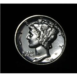 ***RARE  1938 Proof Liberty Head "Mercury" Dime Grades PR67
