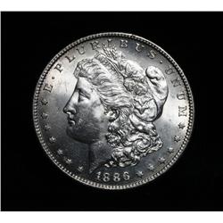 1886-s Morgan Dollar $1 Grades Choice Uncirculated ms64++ PQ