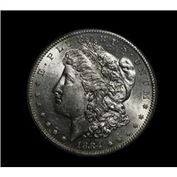 ***RARE  1884-s Morgan Dollar grades ms62 All Original coin - Buyback Guarantee against "Ungradeable