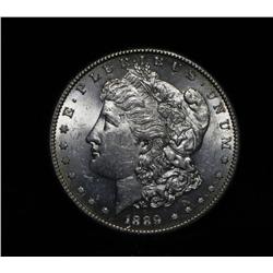 1889-s Morgan Dollar Grades Choice Uncirculated ms64