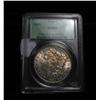 Image 1 : PCGS Rainbow Toned 1884-p Morgan Dollar in an Original Green Holder OGH graded ms64