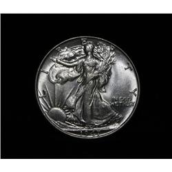 1947-p Walking Liberty 50c Grades choice Uncirculated ms64