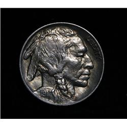 1917-p Buffalo Nickel 5c Grades Select Uncirculated ms63