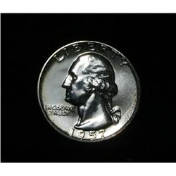 1957 Proof Washington Quarter 25c Grades PR65