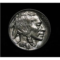 1934-p Buffalo Nickel 5c Grades Choice Uncirculated ms64