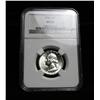 Image 1 : NGC 1944-p Washington Quarter 25c WWII issue Graded Gem Uncirculated ms65